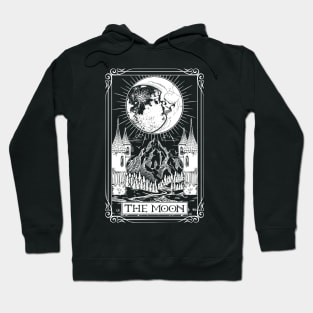 Skull Moon Tarot Card Hoodie